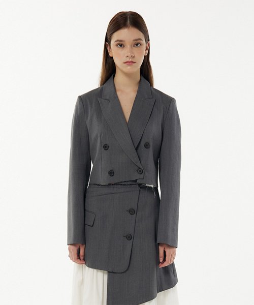 Double cropped blazer