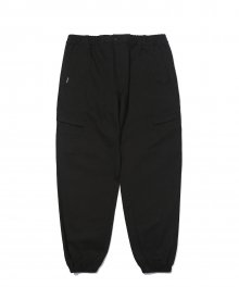 COTTON SPAN JOGGER PANTS BLACK