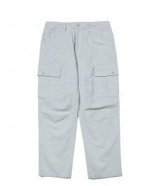 COTTON TWILL POCKET PANTS LIGHT GREY