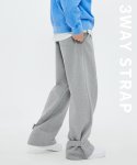 소버먼트(SOVERMENT) 3ways Strap pants-8% gray-
