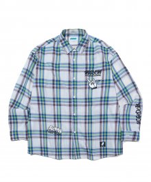 MULTI CHECK SHIRTS BLUE