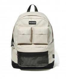 MULTI POCKET BAGPACK BEIGE