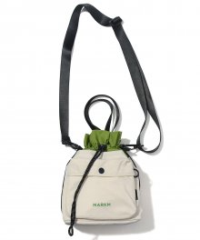 MARKM NYLON BUCKET BAG IVORY