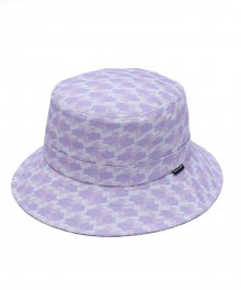 MONO M SYMBOL BUCKET HAT PUPPLE