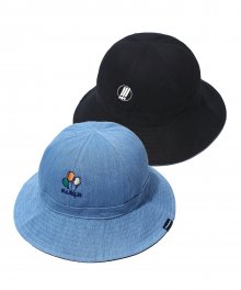 REVERSIBLE BUCKETHAT BLUE