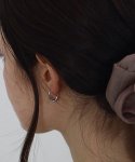하스(HAS) BF010 Slim oval ring earrings