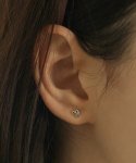 하스(HAS) BF032 Mini heart volume earrings