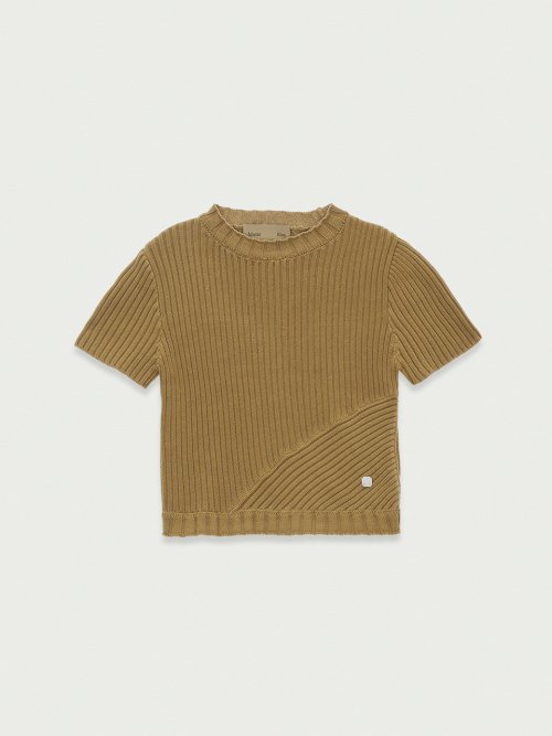 トップス Matin Kim KNIT SLEEVE BEIGE Tops – Matin Kim