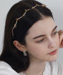 하스(HAS) BF021 Zigzag Jewelry beads hairband