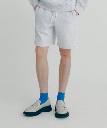 [22SS clove] Active Half Shorts_Men (Light Grey)