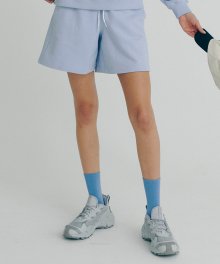 [22SS clove] Active Half Shorts_Women (Sky Blue)