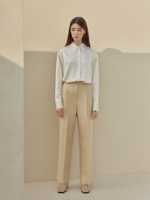 Rene pinturk slacks_CREAM