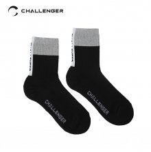 Color Block Middle Sock(Uni)_CHB1USO0313BK