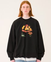 Billys Cracker Sweatshirt(JET BLACK)