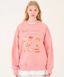 Billys Dessert Sweatshirt(CORAL PINK)