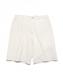 WIDE WORK HALF PANTS CREAM