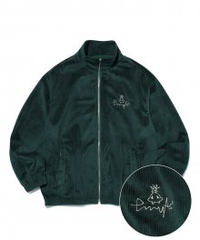 INNERPEACE VELVET TRACK JACKET GREEN