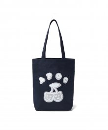 Cherry Bear Canvas Bag_Navy