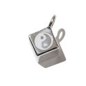 크루치(KRUCHI) Yin and Yang dice type2 necklace (silver)