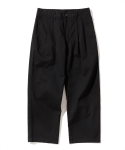 유니폼브릿지(UNIFORM BRIDGE) two tuck chino pants black
