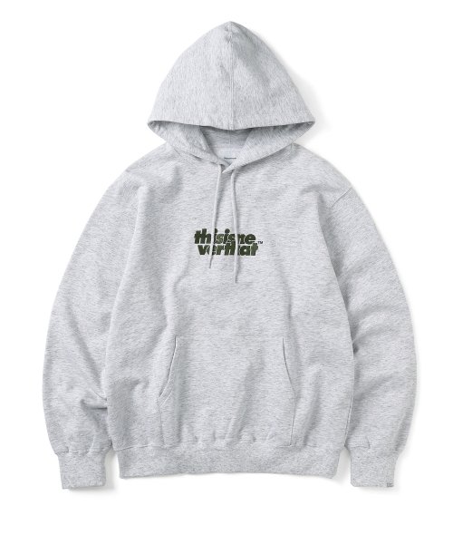 디스이즈네버댓(THISISNEVERTHAT) OL Logo Hoodie Light Heather Grey