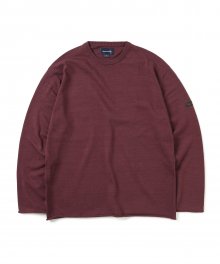 Rolled Sweater Burgundy