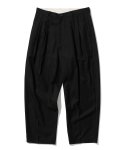 유니폼브릿지(UNIFORM BRIDGE) two tuck volume pants black