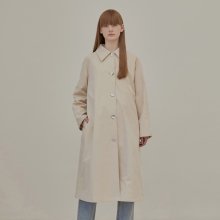 Pearl Button Trench _ Ivory
