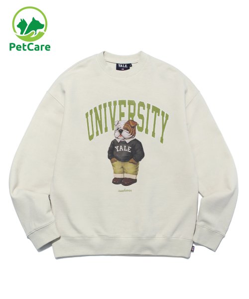 예일(YALE) PREPPY HANDSOME DAN CREWNECK BEIGE - 사이즈 & 후기 | 무신사