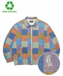 (LIMITED INDIA) PATCH WORK BLOUSON PURPLE