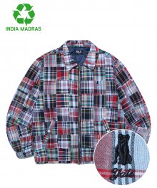 (LIMITED INDIA) PATCH WORK BLOUSON RED