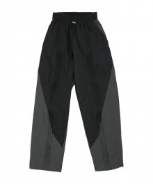 Wavy Windbreaker Pants / Black