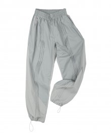 Wavy Windbreaker Pants / Grey