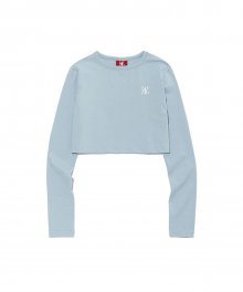 Signature fit crop T-shirt - SKY BLUE