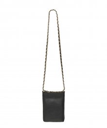 PICO VERTICAL CHAIN_BLACK [ALL LEATHER]