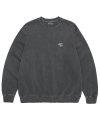 SELLER LOGO EMB PIGMENT SWEATSHIRT CHARCOAL (CV2CSUM460A)