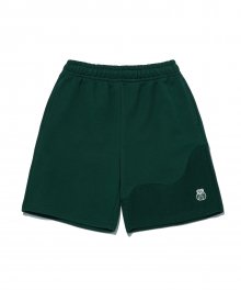 Reverse Bear Patch Shorts_Green