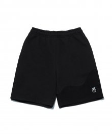 Reverse Bear Patch Shorts_Black