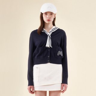 마틴골프(MARTINE GOLF) Terry Knit Cardigan_Navy 상품 이미지