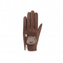 Womens Color Sheepskin Golf Glove_Brown (1P)