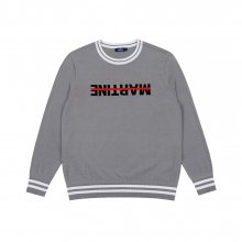 Reverse Logo Round Knit_Dark Grey (Men)