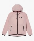 SIGNATURE WOVEN STRETCH HOODED JACKET-PINK