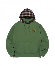 T.D BEAR Wappen Hoodie_Olive