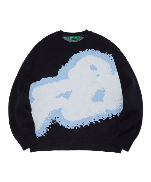 어피스오브케이크(APIECEOFCAKE) FLIP Jacquard Knit_Black - 사이즈 & 후기 | 무신사