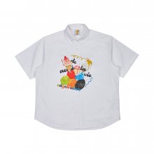 Edgewalker X ADLV ICE CREAM SHORT SLEEVE SHIRTS WHITE