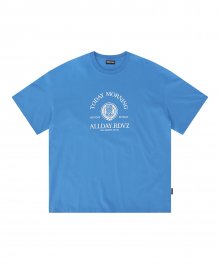 투데이 모닝 티셔츠 - 블루