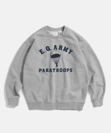 EG Paratroops Heavy Weight Sweat Shirt Grey