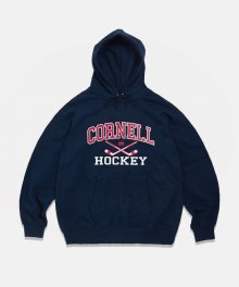 Cornell Hockey Heavy Weight Hoodie Navy