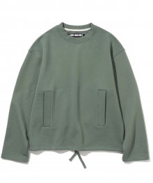 thames stitch sweatshirts emerald