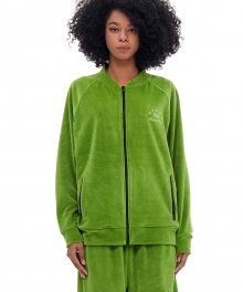 VELOUR JACKET (GREEN)